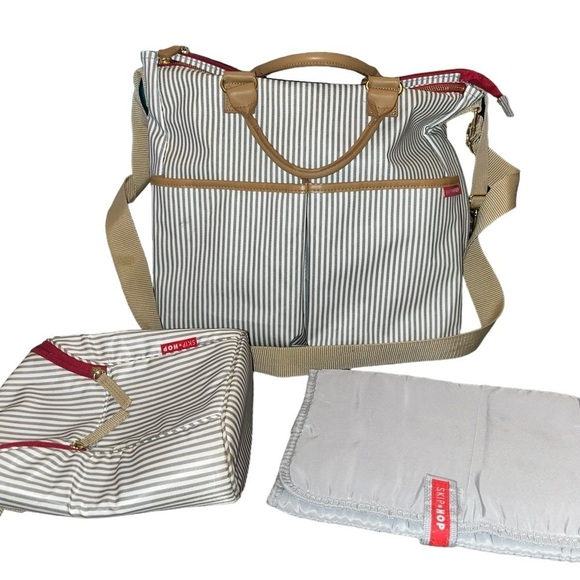Skip Hop Other - Skip Hop Diaper Bag Signature Function Forward Tote Changing Pad Stroller